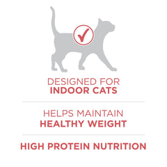 Purina ONE para interior croquetas proteicas con salmón real para peso y energía.