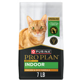 Purina Pro Plan Adulto 7 Plus Interior, bolsa de 7 lb para gatos de interior, ideal para alimentación diaria