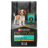 Purina Pro Plan para Cachorro Pequeño con croquetas de pollo y arroz para crecimiento saludable.