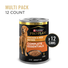 Purina Pro Plan paté clásico pollo-arroz; pollo real como ingrediente principal