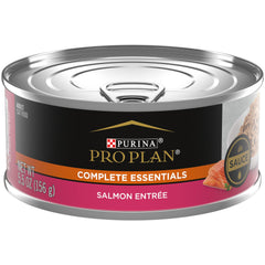 Purina Pro Plan Gato Salmón en Salsa, lata 5.5 oz, proteína de alta calidad para condición ideal.