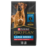 Purina Pro Plan Grandes croquetas ternera-arroz para perros adultos, nutrición diaria equilibrada