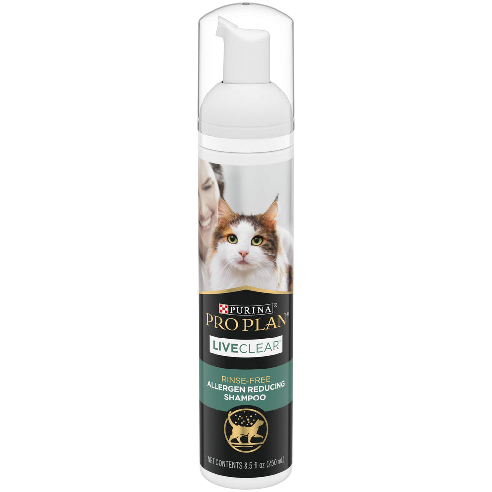 Purina Pro Plan LIVECLEAR espuma sin enjuague para gatos, posible reducción de alérgenos