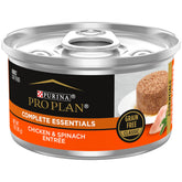 Purina Pro Plan pate sin granos con pollo y espinacas, apoya piel y pelaje saludables