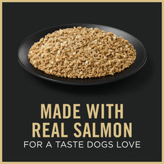 Purina Pro Plan Senior salmón y arroz, textura suave y sabor agradable.