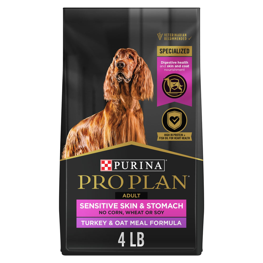 Purina Pro Plan Sensible con pavo y avena; bolsa de 1,8 kg para perros adultos.