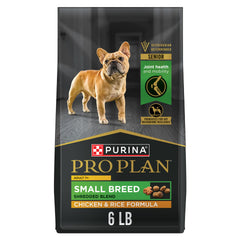 Purina Pro Plan Small Breed 7 Plus croquetas pollo-arroz en bolsa 6 lb favorecen músculos.