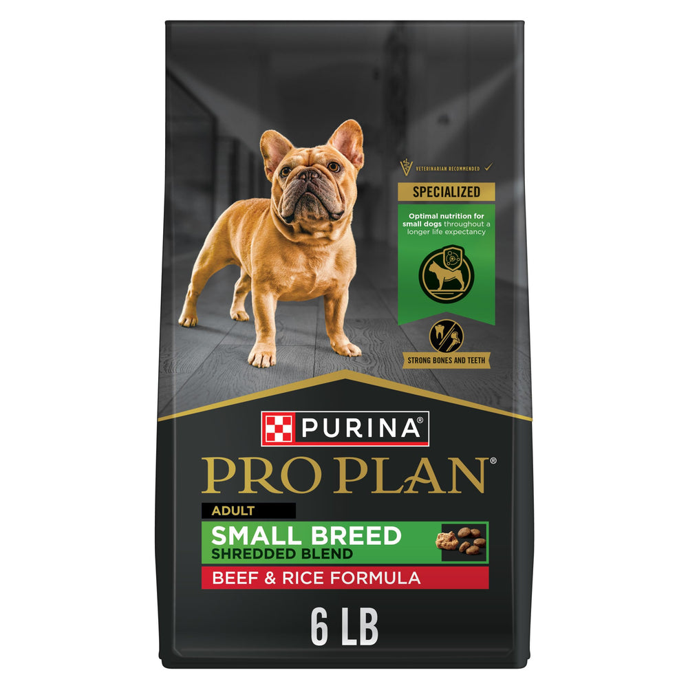 Purina Pro Plan Small Breed, saco de 6 libras, ideal para perros pequeños activos.