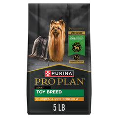 Purina Pro Plan Toy Breed con pollo y arroz, bolsa de 5 libras