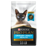 Purina Pro Plan tracto urinario para gatos con pollo y arroz, posible apoyo a la salud.