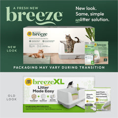 Purina Tidy Cats Breeze XL, paredes altas reducen derrames y desorden.