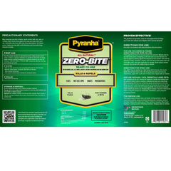 Pyranha Zero-Bite en caballo: aplicación segura para repeler insectos sin grasa.