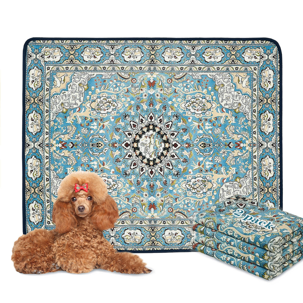 Almohadillas lavables para perros Qeils 36x41, alta absorción para entrenamiento en casa.