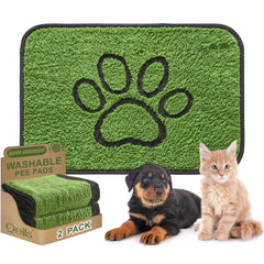 Tapetes Qeils reutilizables, absorción rápida, pack de 2 para entrenamiento.
