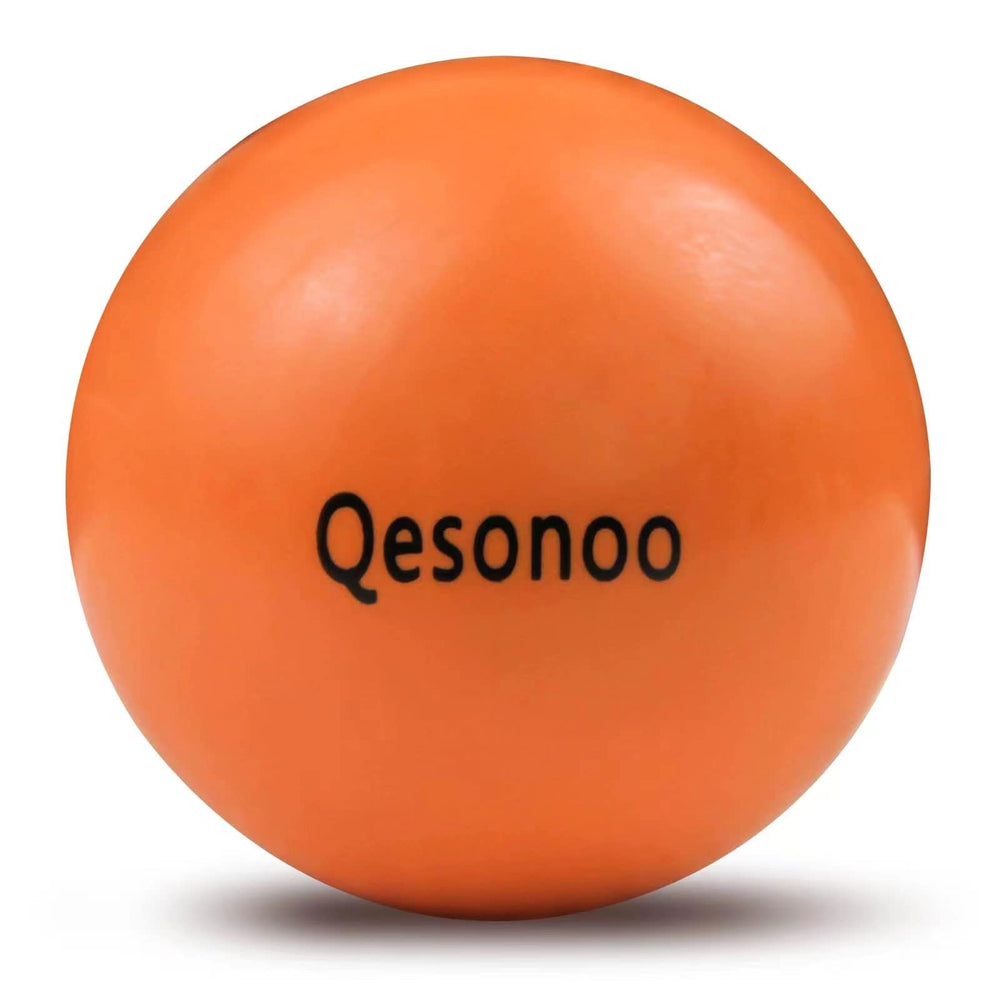Qesonoo pelota-indestructible para perros, ideal para masticación intensa y juego activo.