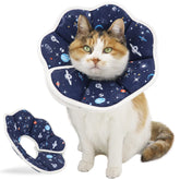 QIYADIN collier recuperation chat fermeture velcro offre confort et protection post-operatoire.