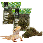 Quality Growers Habitat Life: musgo deco natural para terrarios, textura realista y control de humedad.