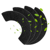 QUEARN filtro carbón modelo 4, paquete de 4, absorbe olores.