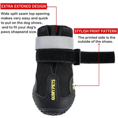 QUMY botas resistentes con costuras duraderas para aventuras al aire libre