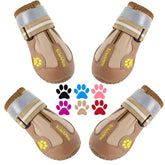 Zapatillas QUMY para perros grandes con ajuste seguro para paseos cómodos.