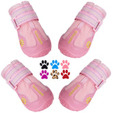 QUMY zapatos para perro con suela antideslizante para mayor agarre al caminar.