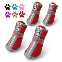 QUMY zapatos para perros con cierre ajustable, protegen las patitas al salir de casa.