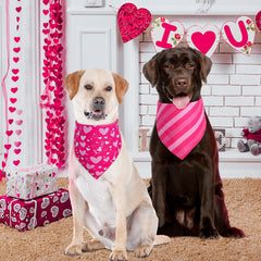 Bandana doble cara QUQULE para perro, diseño reversible para estilos múltiples.