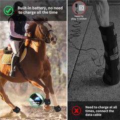 QVIKPMU dispositivo portátil de luz roja para caballos, uso sin cables en establo.