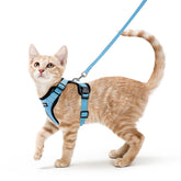 rabbitgoo arnés-gato-chaleco-ajuste ideal para paseos suaves y seguros