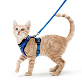 Arnés Rabbitgoo para gatos con malla aireada para mayor comodidad.