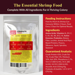 Rare Shrimp al alimento neocaridina coloración natural 200 g intensifica tonos vivos.