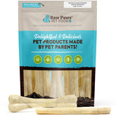 Raw Paws Huesos crudos comprimidos grandes, 10 unidades, favorecen masticación prolongada