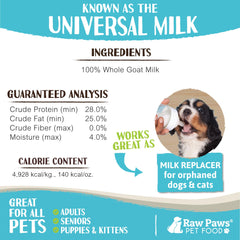 Raw Paws topper de alimento para perros y gatos, aporta sabor y nutrición