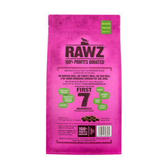 Rawz deshidratado: empaque claro y etiqueta que destaca ingredientes