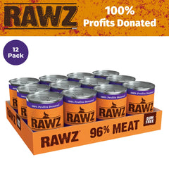 Rawz lata pato y hígado, sabor apetitoso para perros.