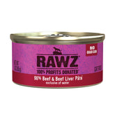 RAWZ pate para gatos con carne real como primer ingrediente, sabor natural