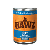 Rawz salmón en lata para perros, opción sabrosa en 12 latas