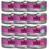 Rawz salmón pate latas: ingrediente real para gatos senior y alta hidratación.