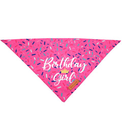 Bandana Realeaf de doble capa en rosa, tela duradera para perros activos