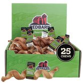Redbarn Bully Springs para perros paquete de 25, snack natural para masticar
