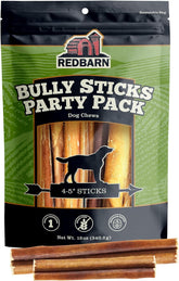 Redbarn Bully Sticks paquete 12oz para perros pequeños, masticación duradera.