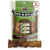 Redbarn Dur-A-Bulls trenzas grandes con sabor hickory para masticar.
