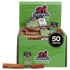 Redbarn palitos res 5 pulgadas, masticación duradera para perros