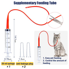 REDDODOU jeringas 20ml para alimentación y medicación en animales pequeños.