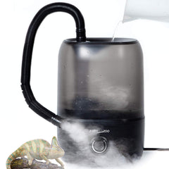 REPTI ZOO humidificador 4L vista interior, niebla constante para reptiles.