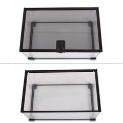REPTI ZOO bandeja PVC transparente para agua y sustrato, fácil limpieza.