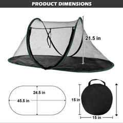 Puerta de 21,5 pulgadas de Rest-Eazzzy Cat Tent para facilitar entrada y salida