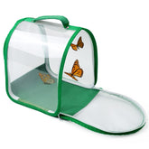 RESTCLOUD HABITAT mariposa, paneles transparentes para observar orugas y cambio de mariposa.