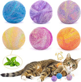 Retro Shaw bola gato con campana para juego activo.