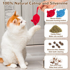 Retro Shaw ratón ligero para gatitos, ideal para perseguir y lanzar en interiores.